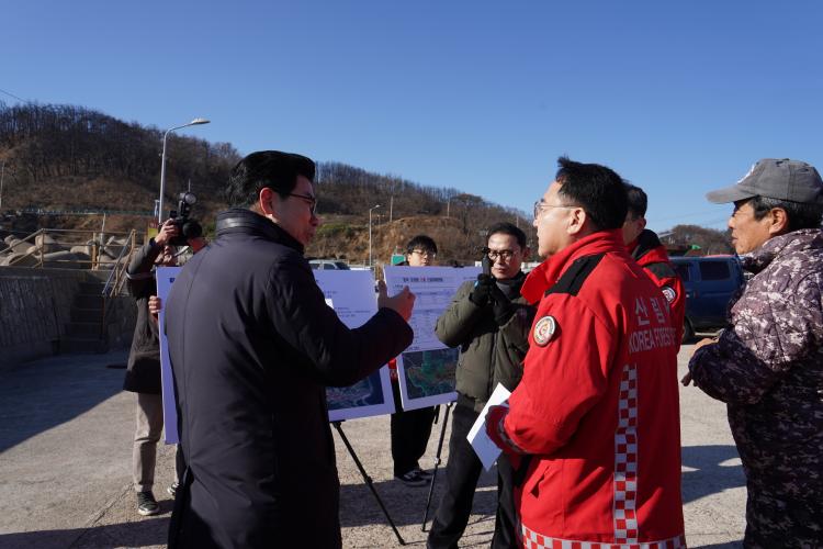 김인호 산림청장, “영덕?울진국유림관리소, 울진산림항공관리소 합동 산불대응훈련 점검”