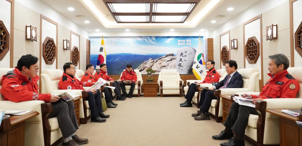 김인호 산림청장, 박완수 경상남도지사와 산림재난 대응 체계 협력 강화