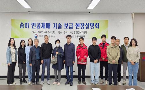 산불로 훼손된 송이, 감염묘를 이용한 인공 재배 기술로 복원한다!